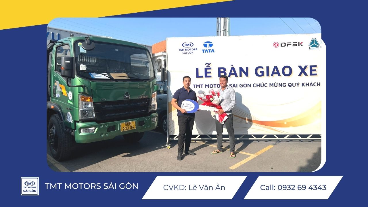 Hoàng Vũ - Khách hàng mua xe tải ben HOWO SINOTRUK – 6,5 tấn – TMT/ST8565D
